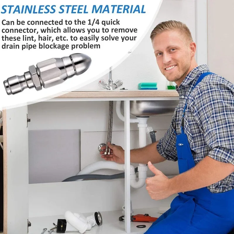 Water Jet High Pressure Spraye - огляд і ціна Drain Pipe Clip