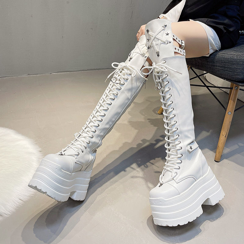 Punk Women Boots Ladies Cospla - огляд і ціна Pipe Bending Spring