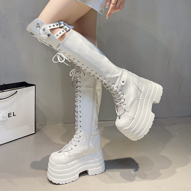 Punk Women Boots Ladies Cospla - огляд і ціна Pipe Bending Spring