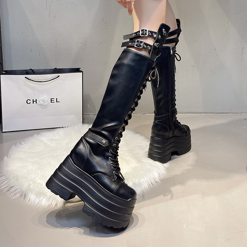 Punk Women Boots Ladies Cospla - огляд і ціна Pipe Bending Spring