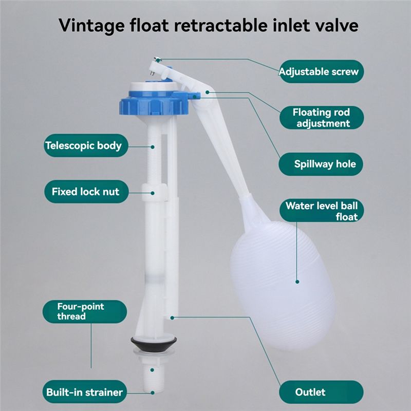 A04G-Adjustable Old Type Toile - огляд і ціна Float Ball Valve