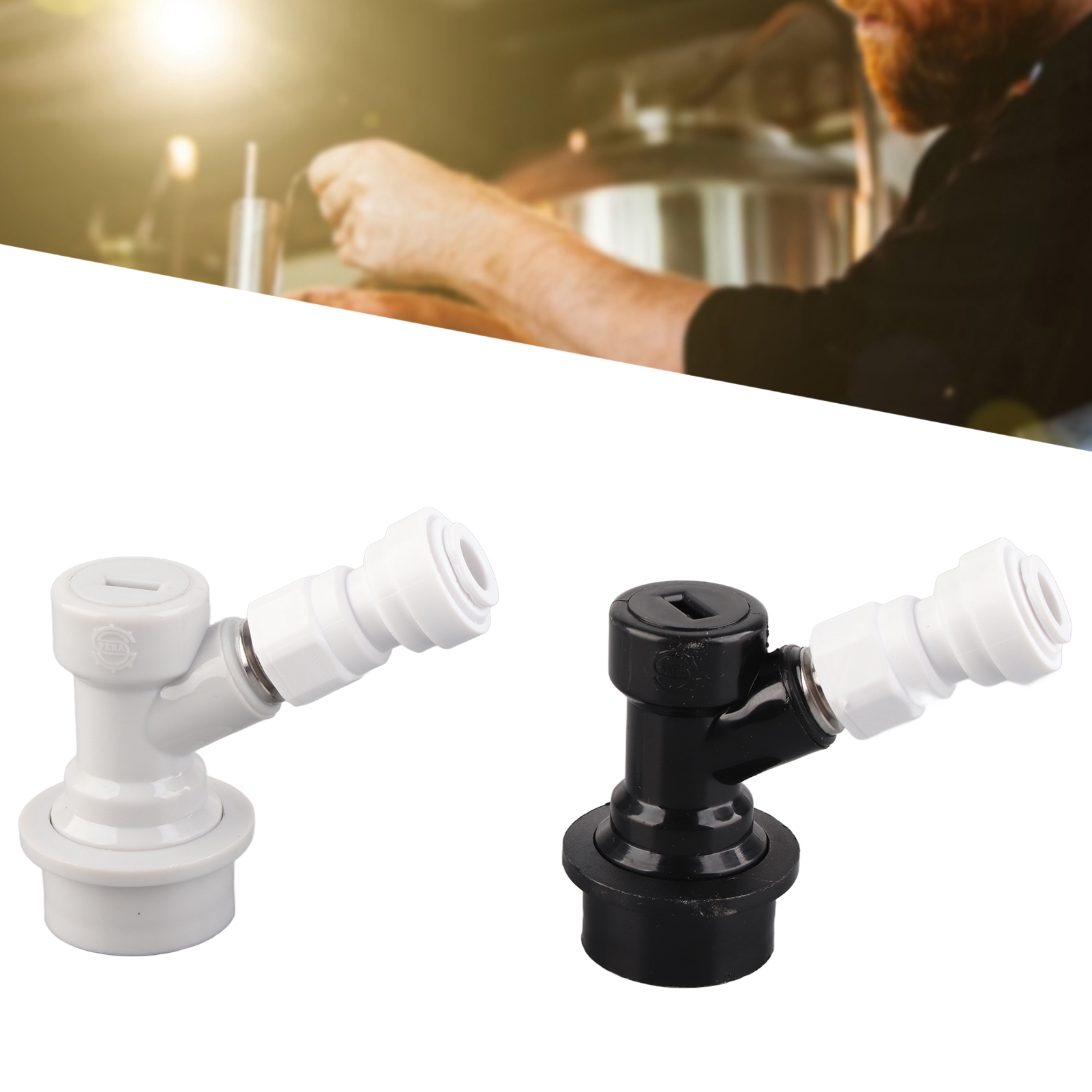 2Pcs Home Brewing Ball Lock Ke - огляд і ціна Push Fit Connector