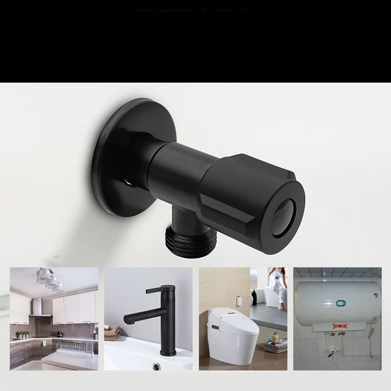 Black Stainless Steel Triangle - огляд і ціна Toilet Fill Valve