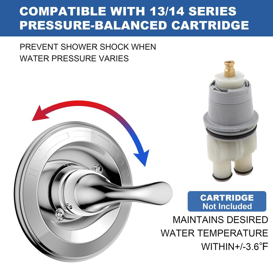 for D Faucet 13 Series SingleF - огляд і ціна Shower Valve Cartridge