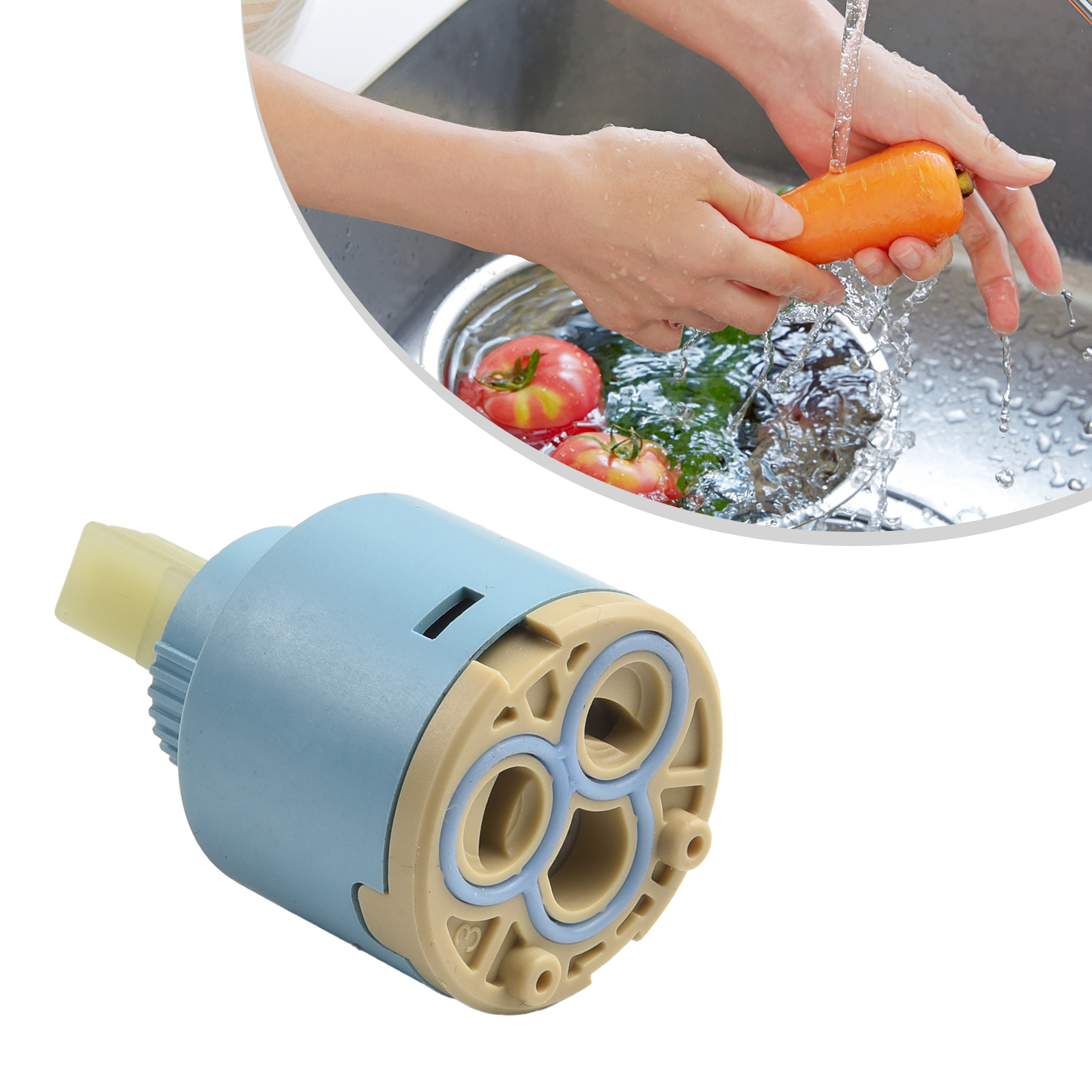 1pc Ceramic Cartridge 35mm/40m - огляд і ціна Basin Mixer Cartridge
