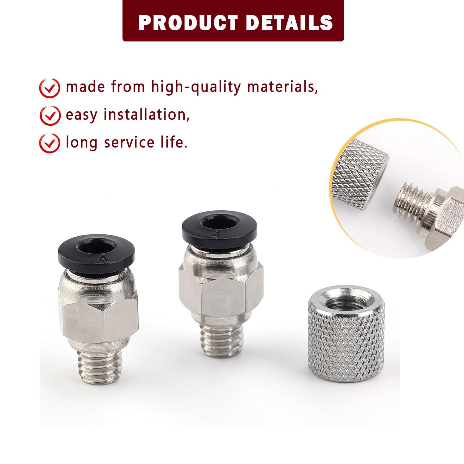 Upgrade PTFE Tube Connector St - огляд і ціна Ptfe Tape Thread