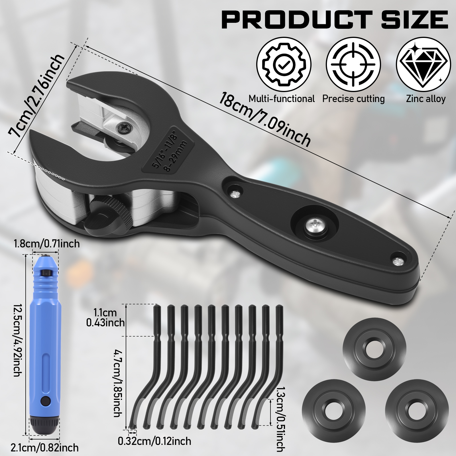 Ratchet Tube Pipe Cutter for 8 - огляд і ціна Pipe Cutter Ratchet