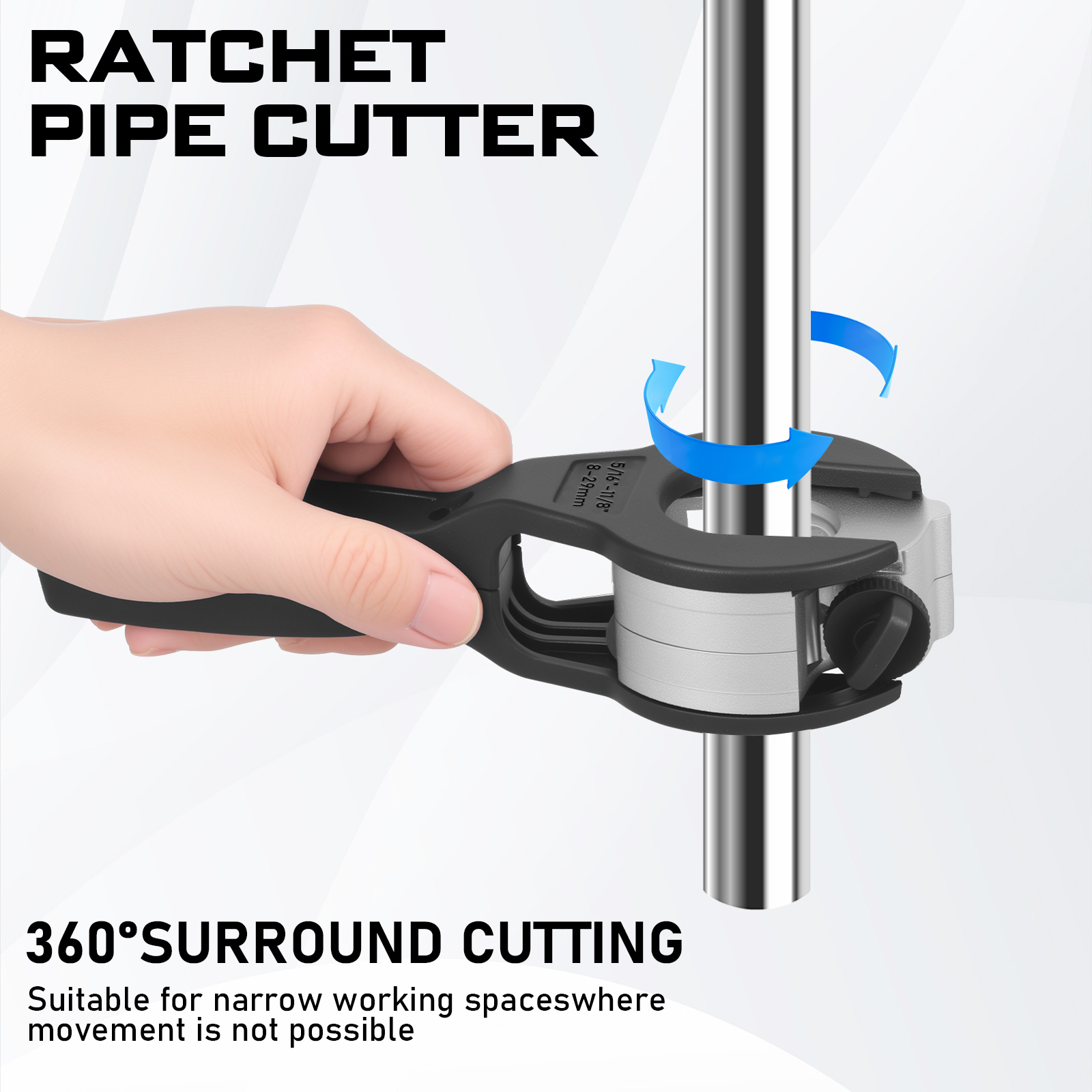 Ratchet Tube Pipe Cutter for 8 - огляд і ціна Pipe Cutter Ratchet