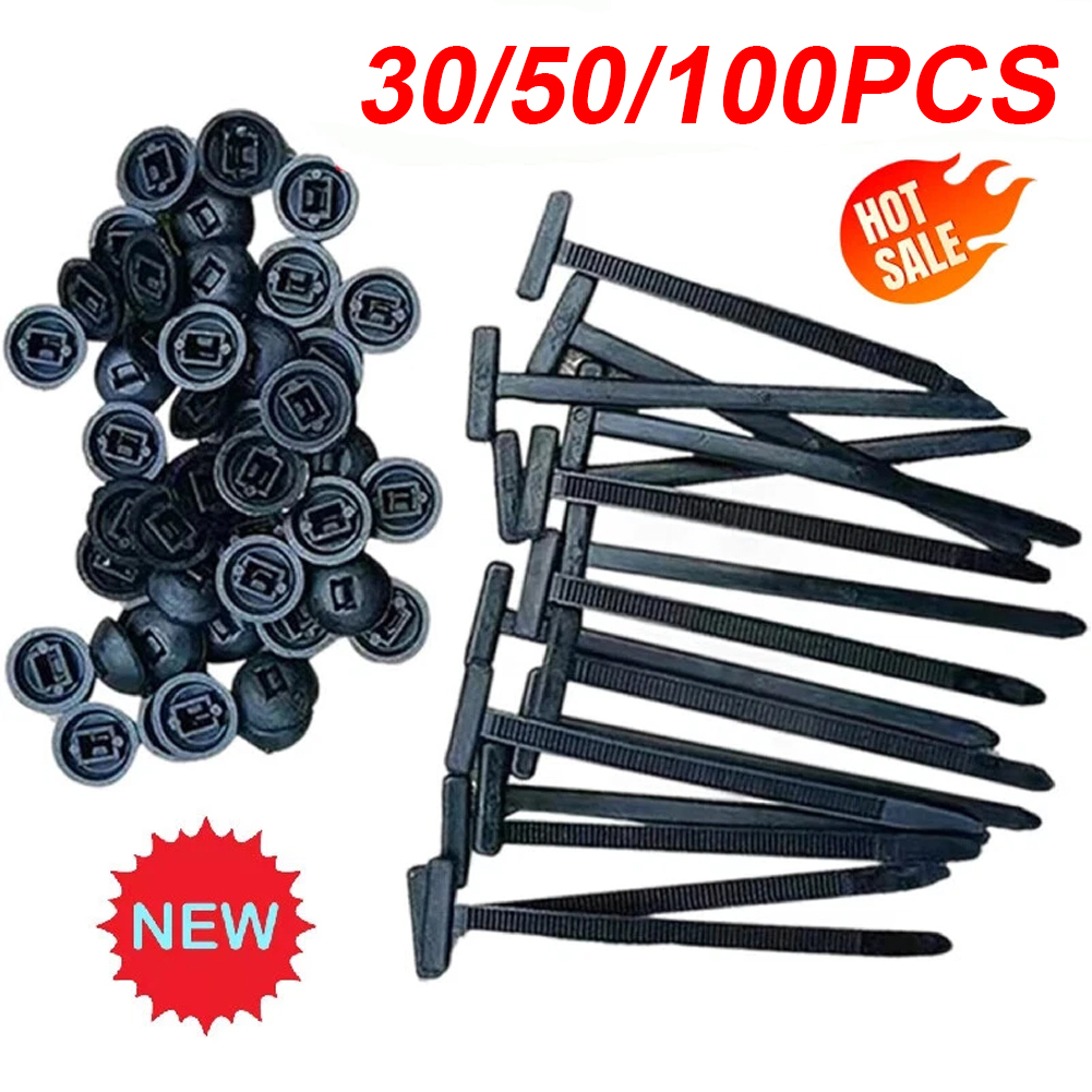 500/100/50Pcs Self-Locked Nylo - огляд і ціна Plastic Pipe Clip
