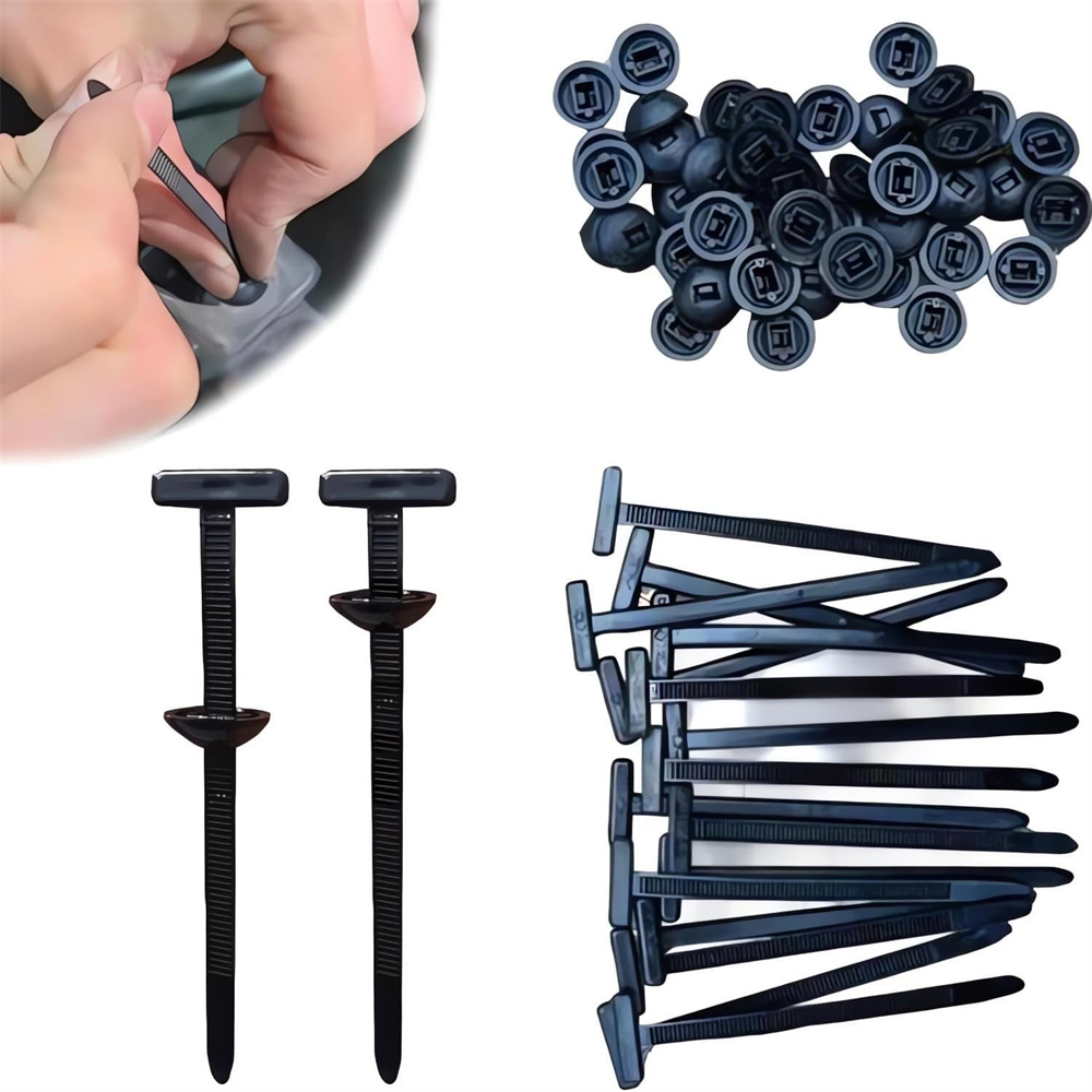 500/100/50Pcs Self-Locked Nylo - огляд і ціна Plastic Pipe Clip