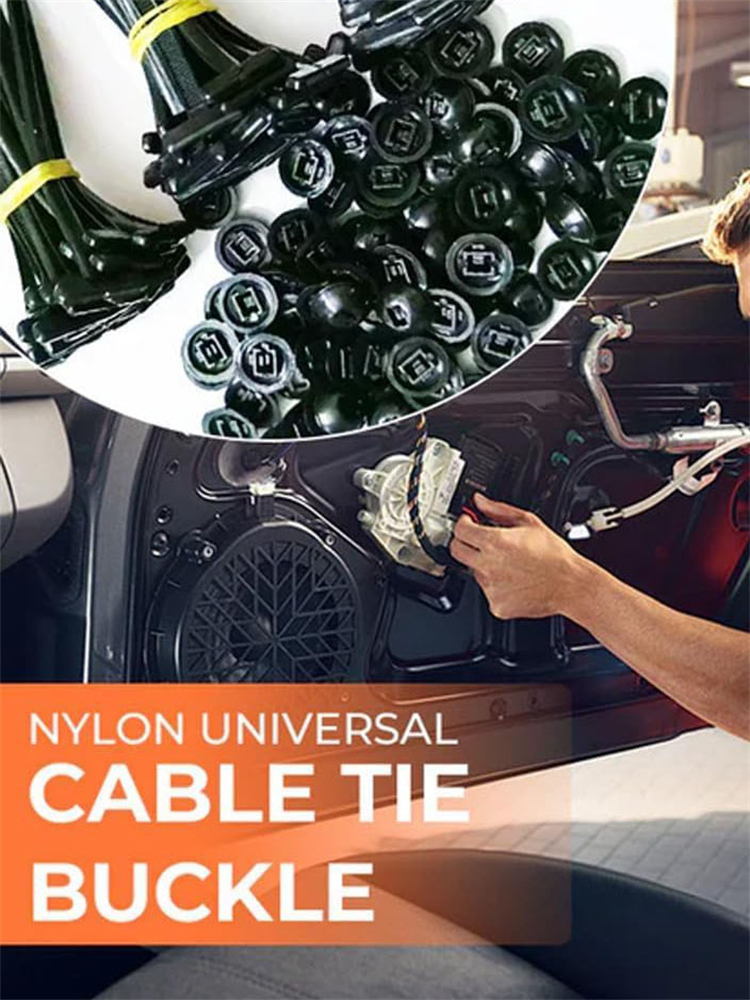 500/100/50Pcs Self-Locked Nylo - огляд і ціна Plastic Pipe Clip