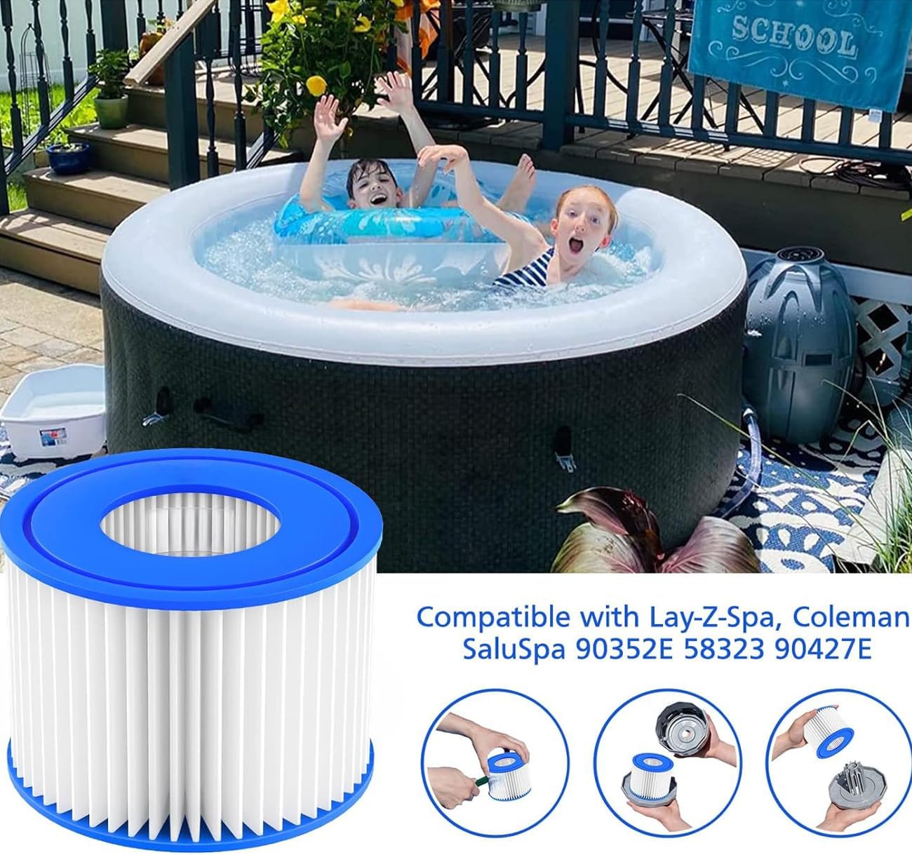 Hot Tub Filter for Bestway Fil - огляд і ціна Basin Mixer Cartridge