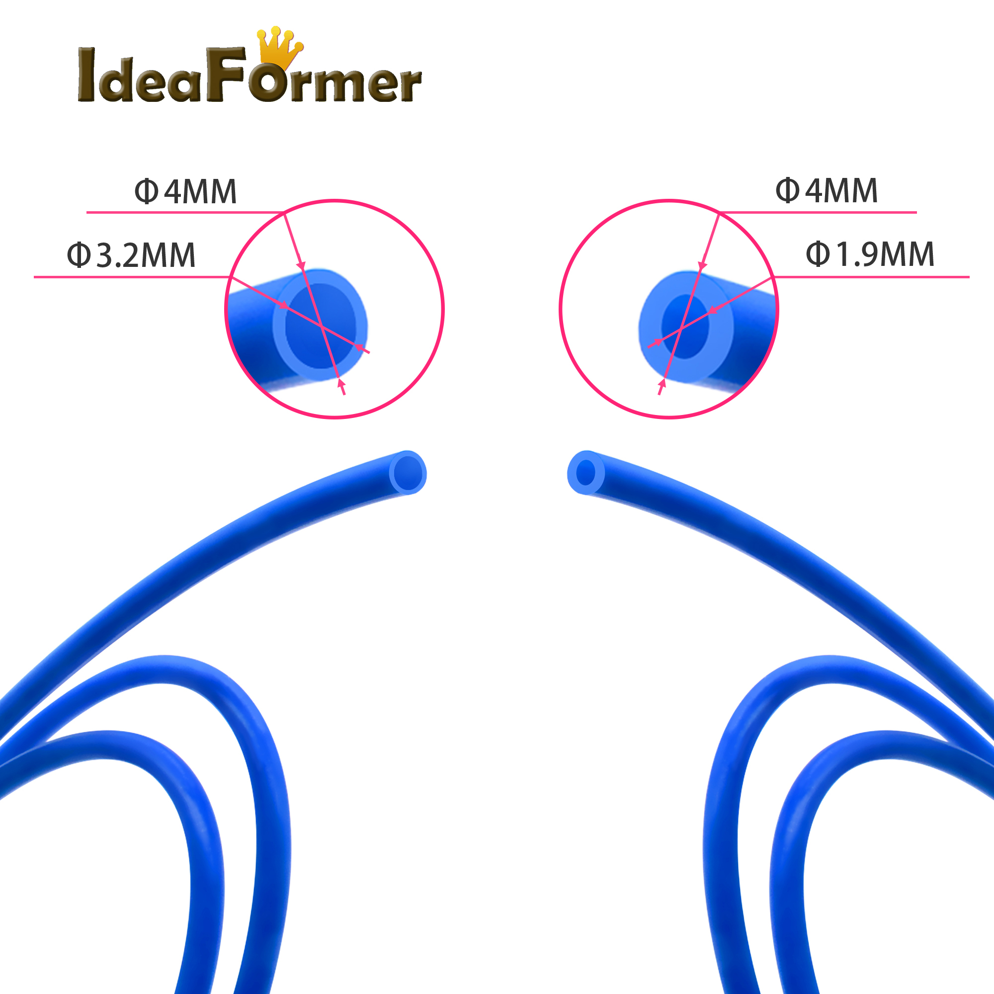 IdeaFormer 1/2/5M PTFE Tube Pi - огляд і ціна Ptfe Tape Thread